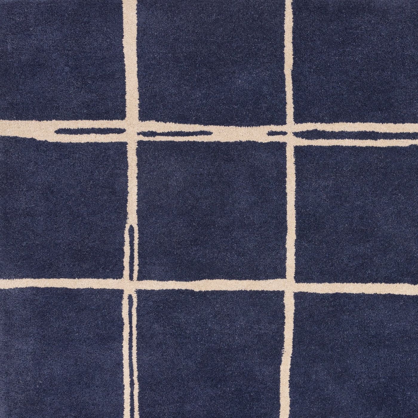 Contemporary Blue Cubitt Handtufted Wool Rug Industville RG-44-HTW-BL 