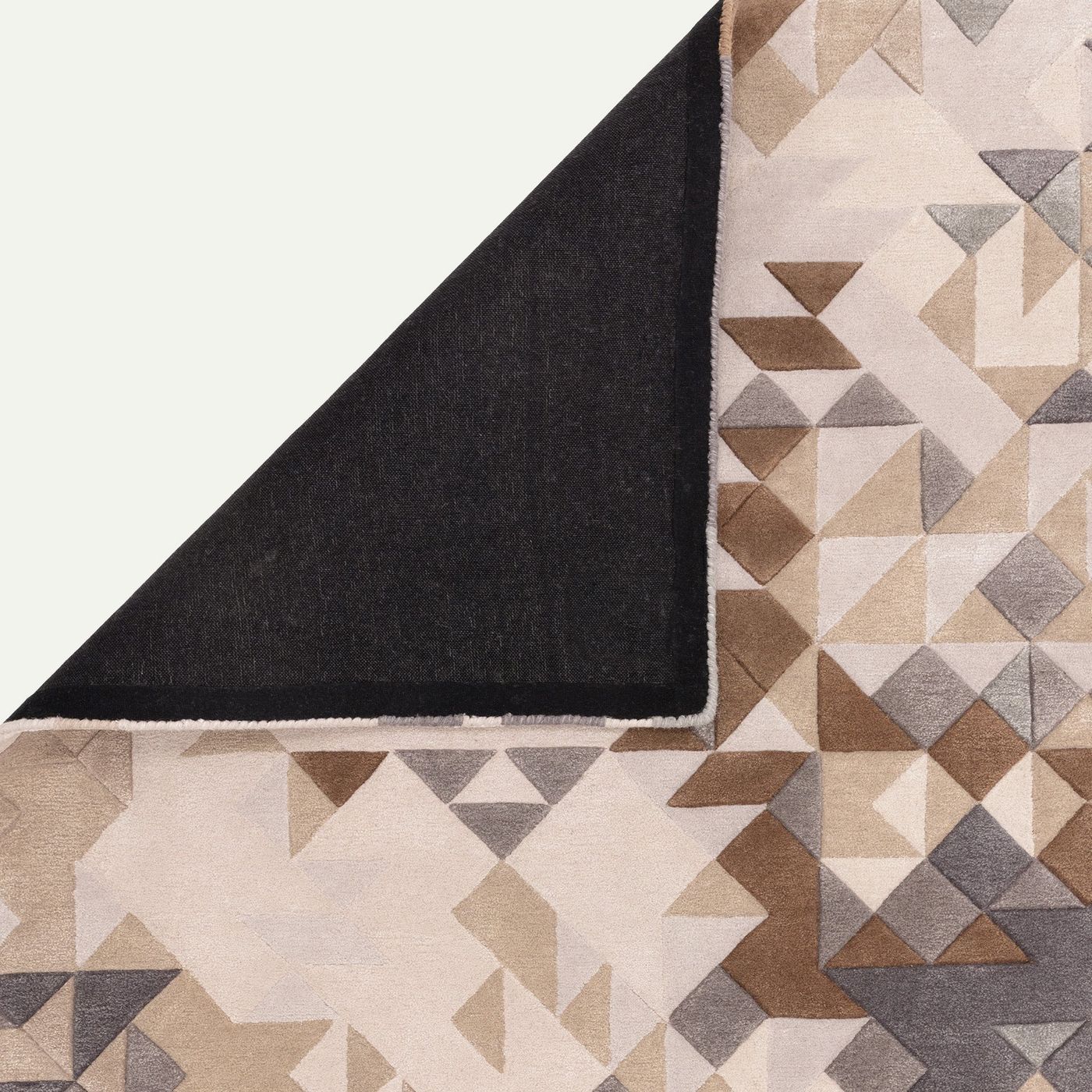 Contemporary Grey Multi Emlyn Handtufted Wool Viscose Rug Industville RG-50-HTWV-GR