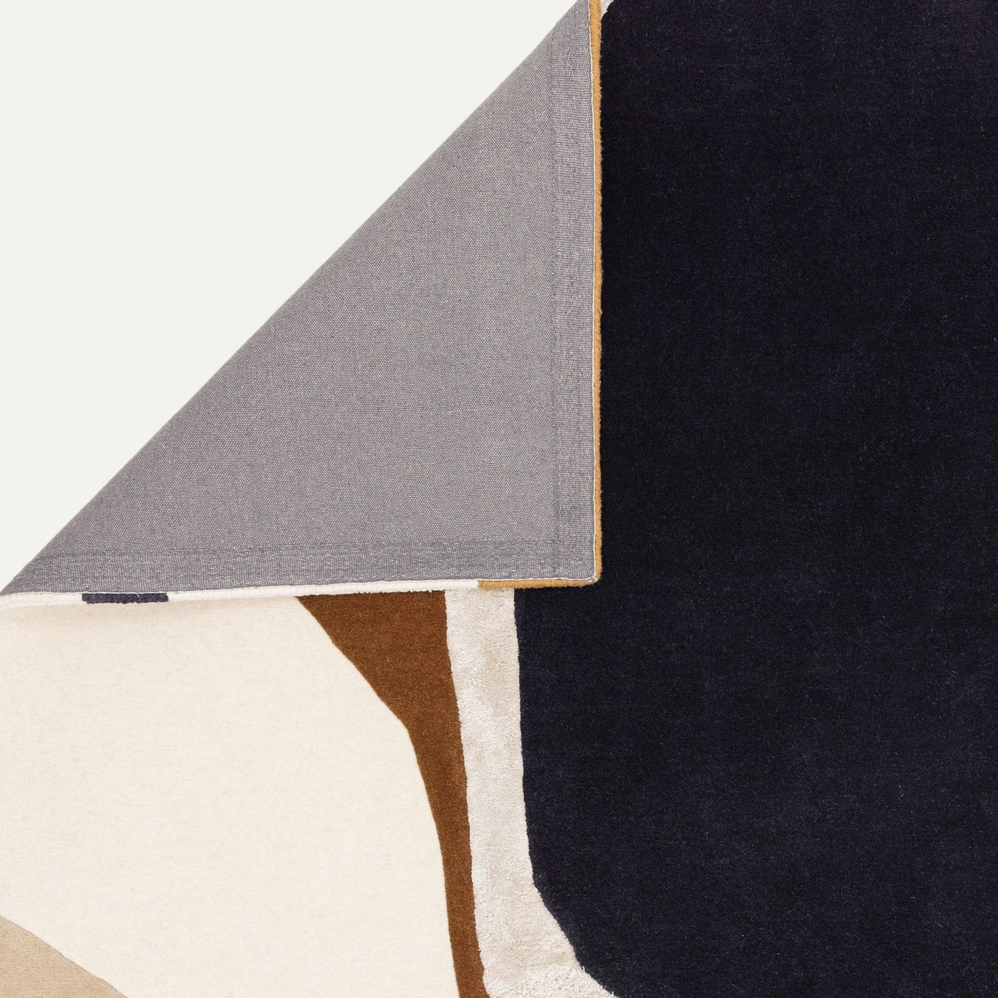 Contemporary Brown Kew Handtufted Wool Rug  Industville RG-40-HTW-BR