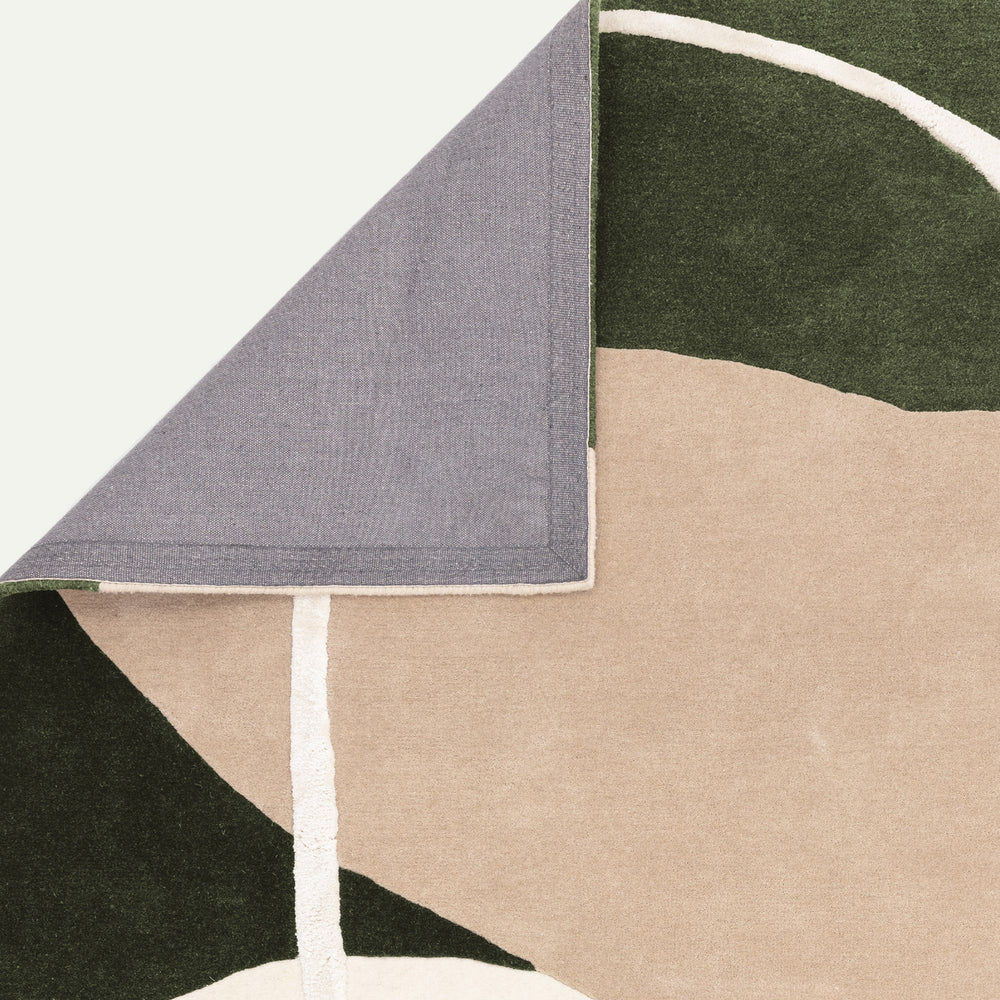 Contemporary Green Kew Handtufted Wool Rug  Industville RG-40-HTW-G