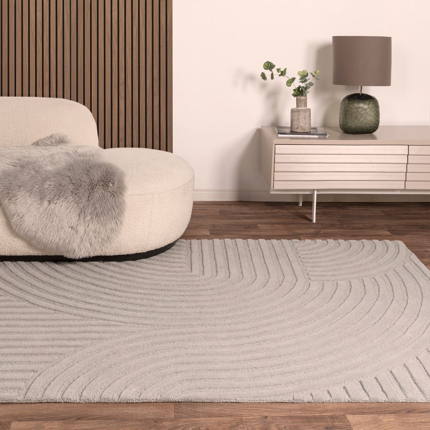 Silver - Whitt Hand Tufted Wool Rug RG-58-HTW-S