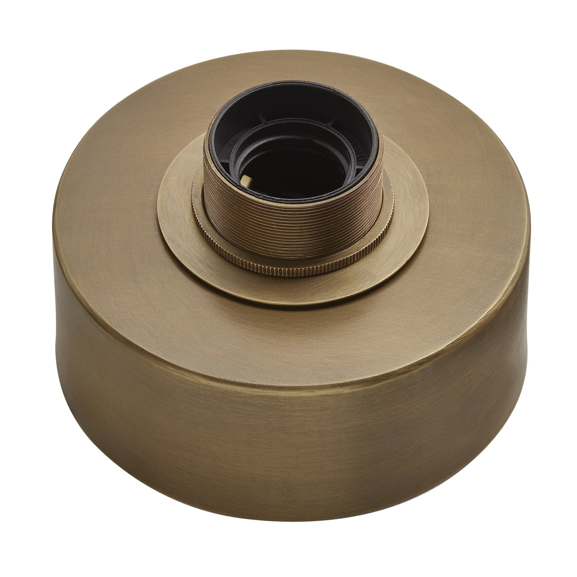 Brass Dish Semi Flush Mount