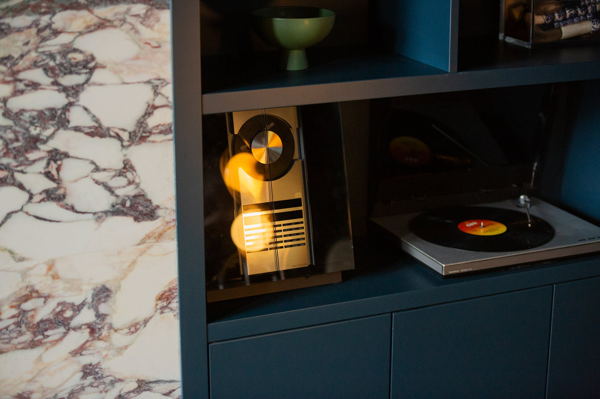 Dulwich Table Lamp with Mocha Glass
