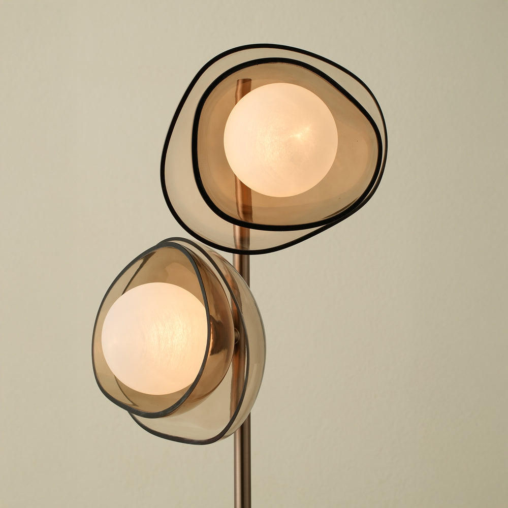 Dulwich Table Lamp with Mocha Glass