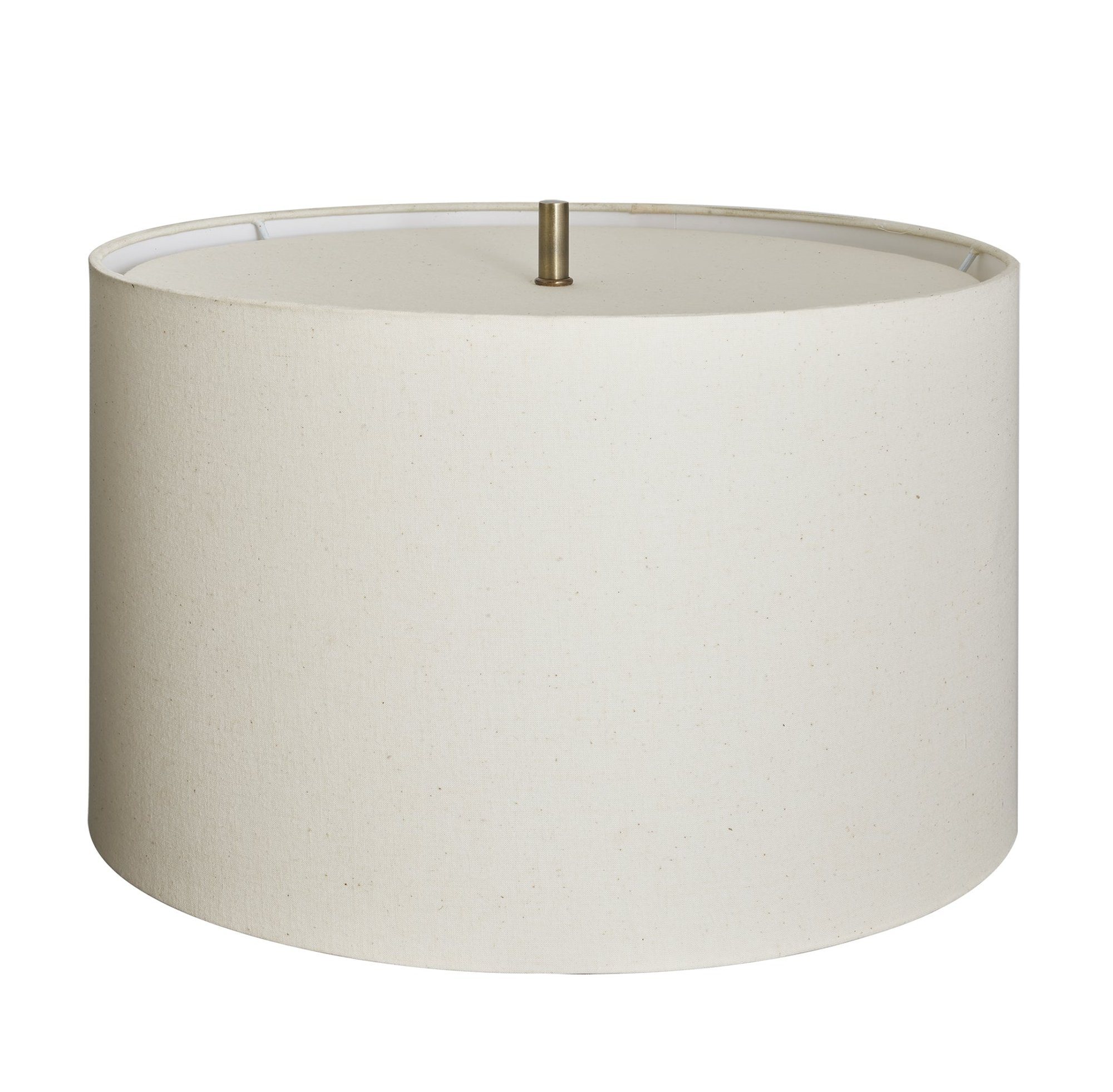 Diffuser Natural Cotton Lampshade with Brass Finish
