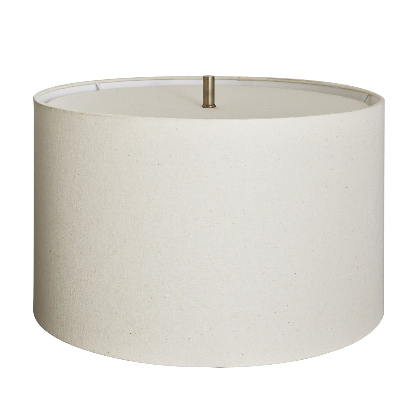 Diffuser Natural Cotton Lampshade with Brass Finish
