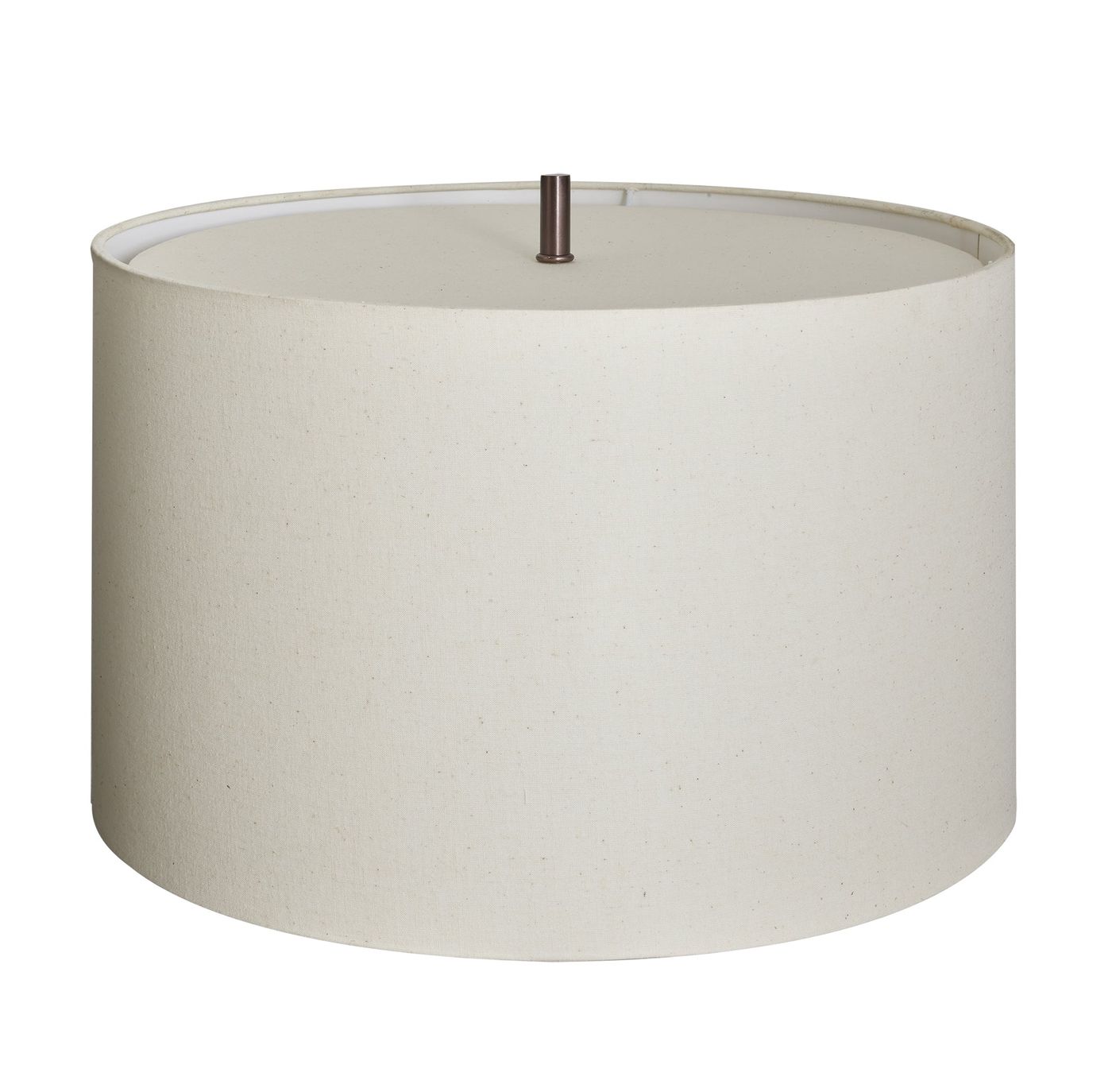 Diffuser Natural Cotton Lampshade with Bronze Finish
