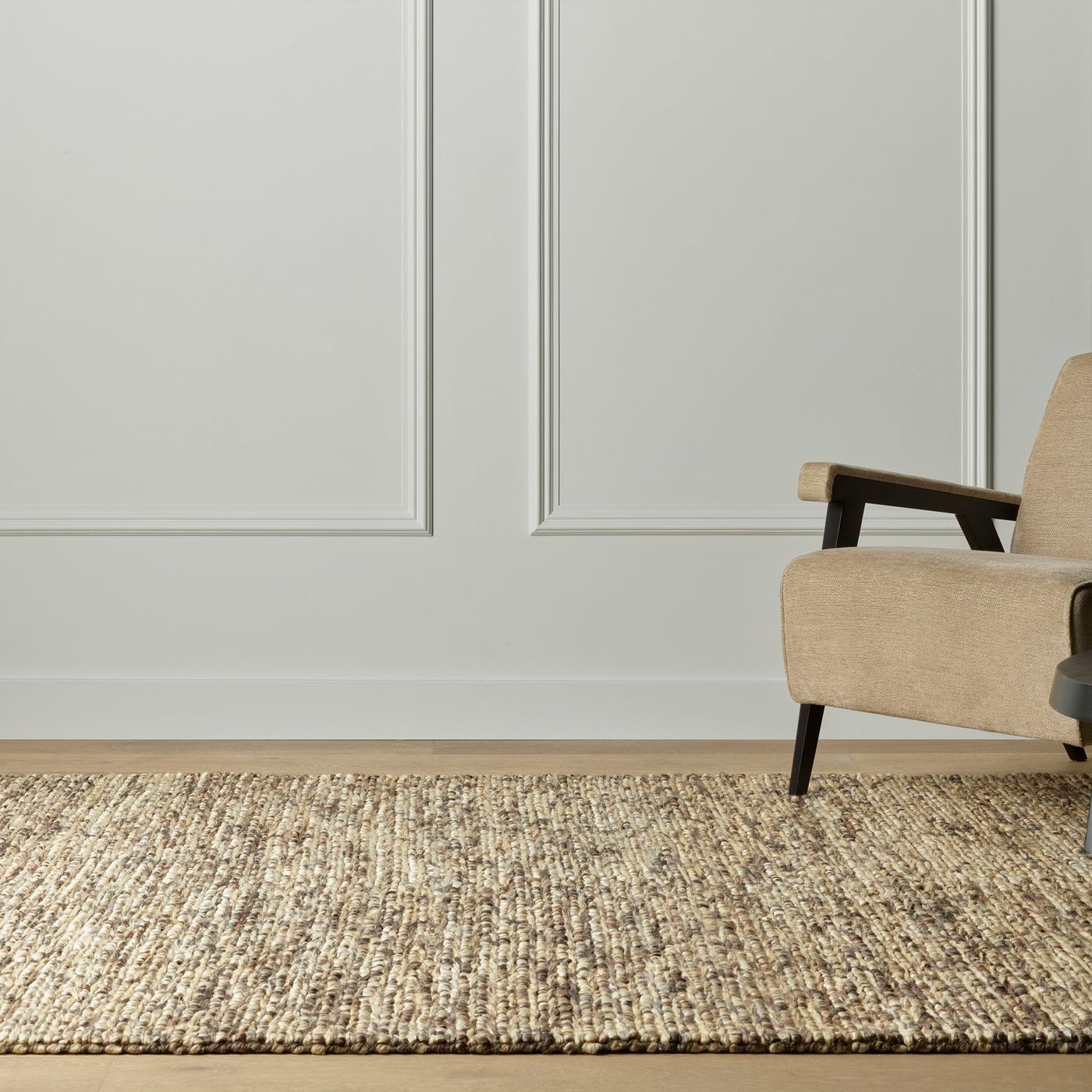 Dipton Hand Woven Jute Rug in Brown & Cream with Measurements 200 x 290 cm, Product Code RG-15-HWJ-BR-CR-XL