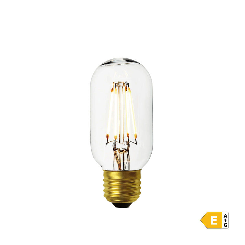 Vintage LED Edison Bulb Old Filament Lamp - 7W E27 Tube T45 Industville T45-7W-C
