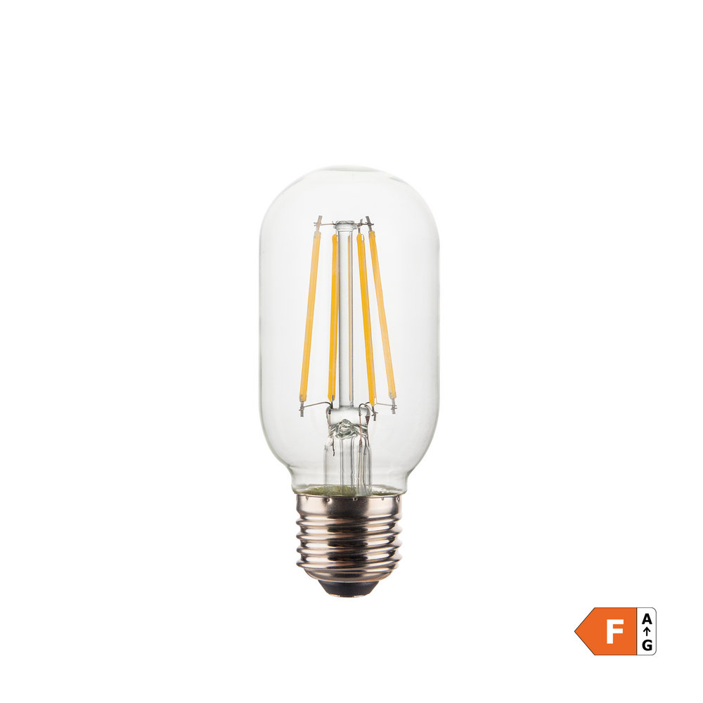 Vintage LED Edison Bulb Old Filament Lamp - 7W E27 Tube T45 Industville LED-T45-7W-C