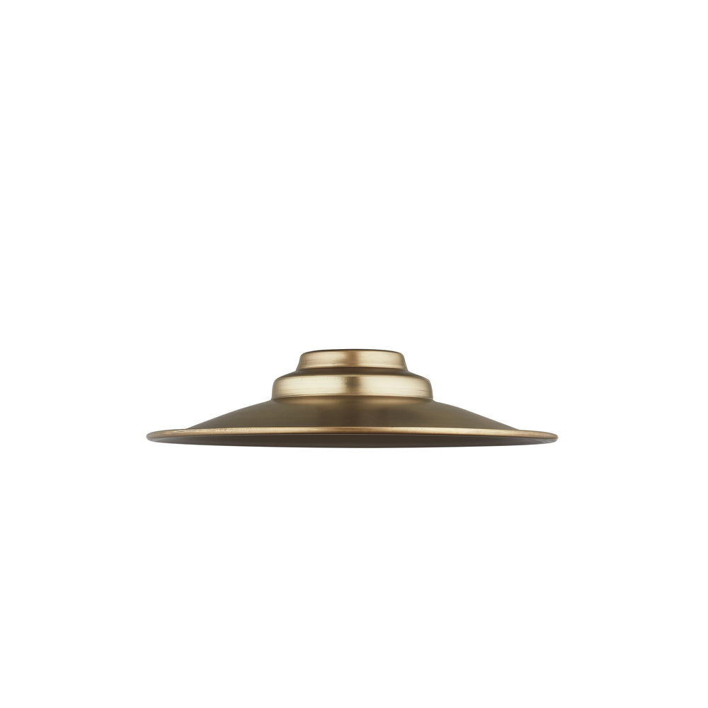 Brass flat shade