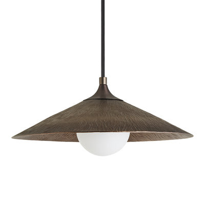 Flume Pendant Light - 17 Inch - Bronze Lights - Industville Lighting UK
