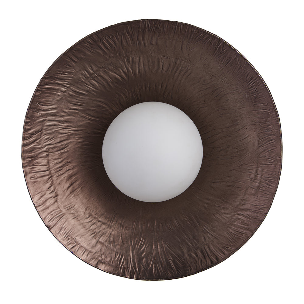 Bronze Flume Diffuser Wall Light - 12 Inch  - FH-WL12-BZ