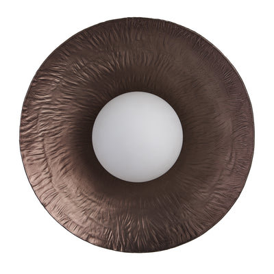 Flume Diffuser Wall Light - 12 Inch - Bronze Lights - Industville Lighting UK