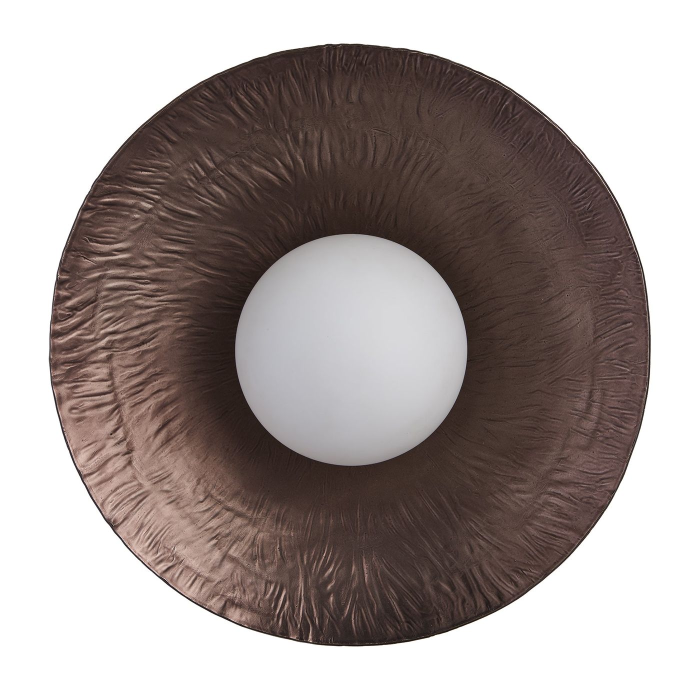 Bronze Flume Diffuser Wall Light - 12 Inch  - FH-WL12-BZ