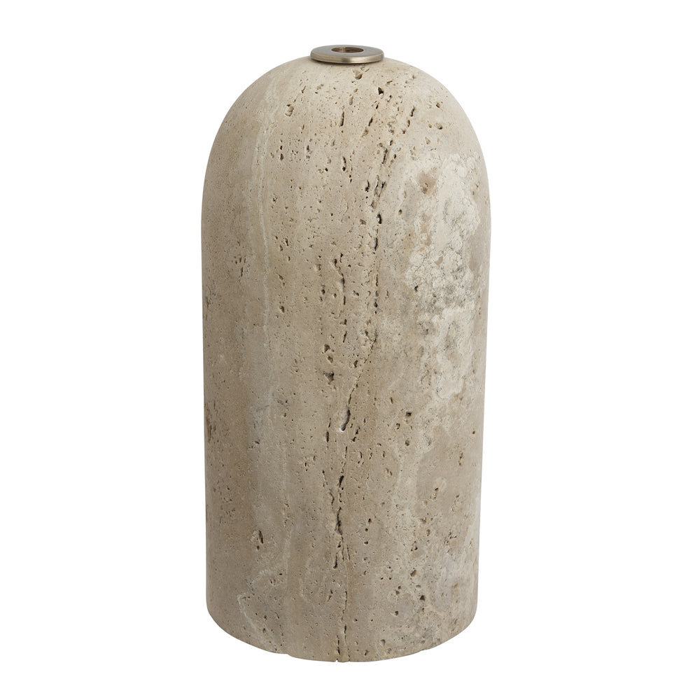 Cône En Travertin Clair Travertine Stone Cone Sculpture Handmade Vintage 20cm Cône En Travertin Clair Travertine Stone Cone Sculpture Handmade Vintage 20cm