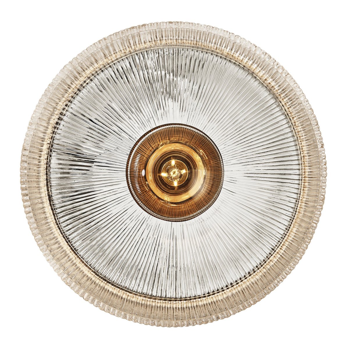Ribbed Glass Dish Wall Diffuser in 12 Inch | Considered Design