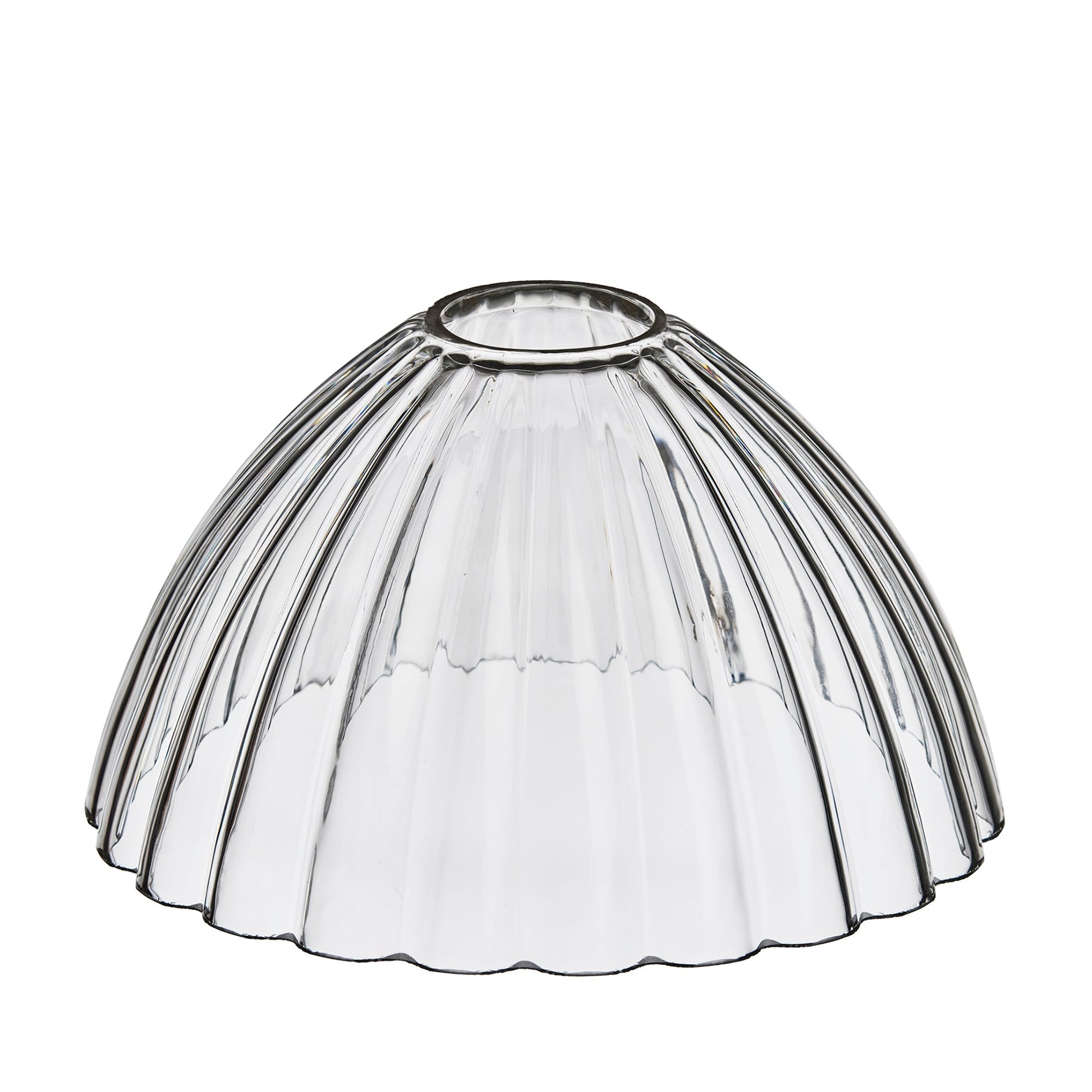 Noho Glass Ribbed Dome Wall Light