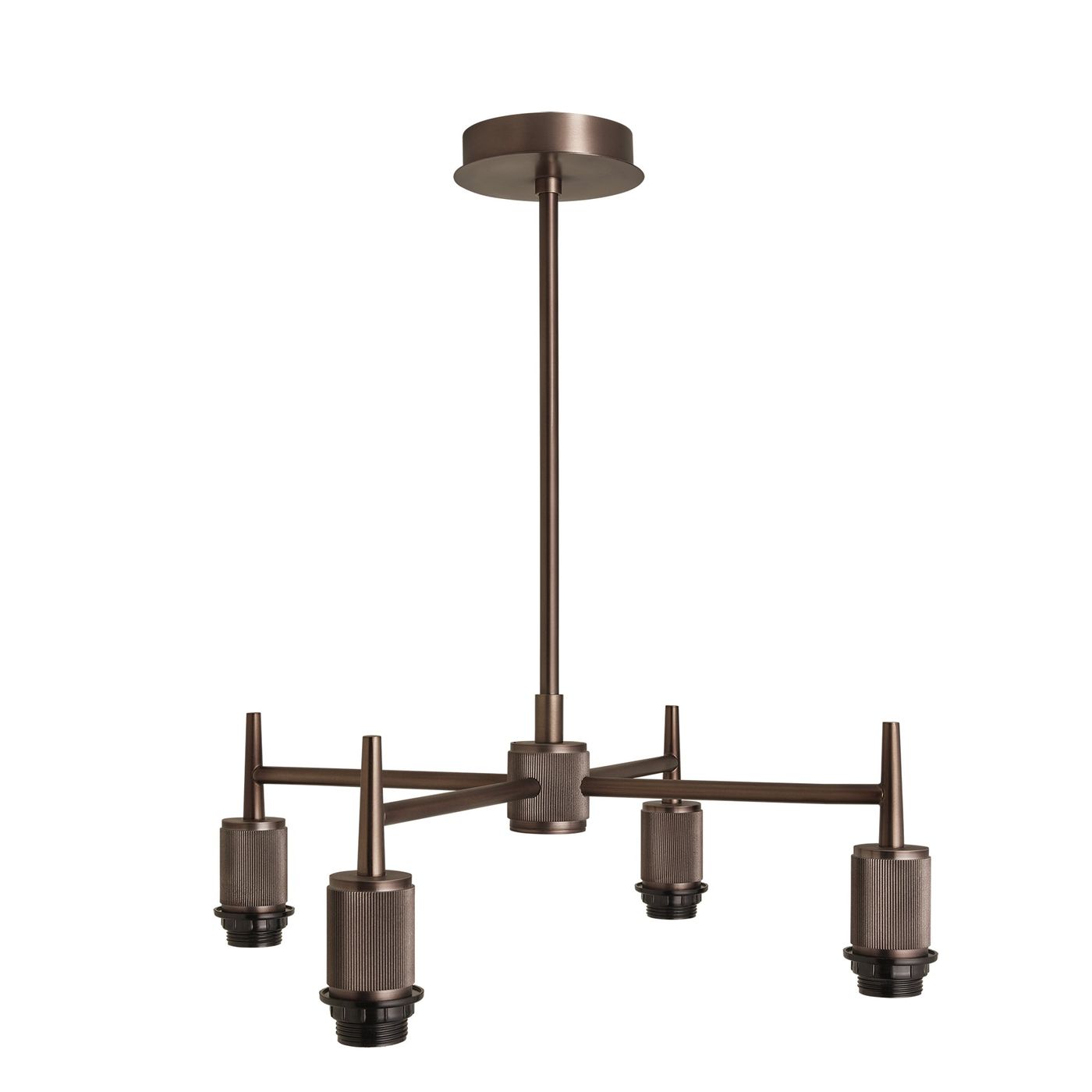 Henley Four Arm Holder in Bronze Finish, Product Code HE-4AP-BZ-EM-S-NC-GT