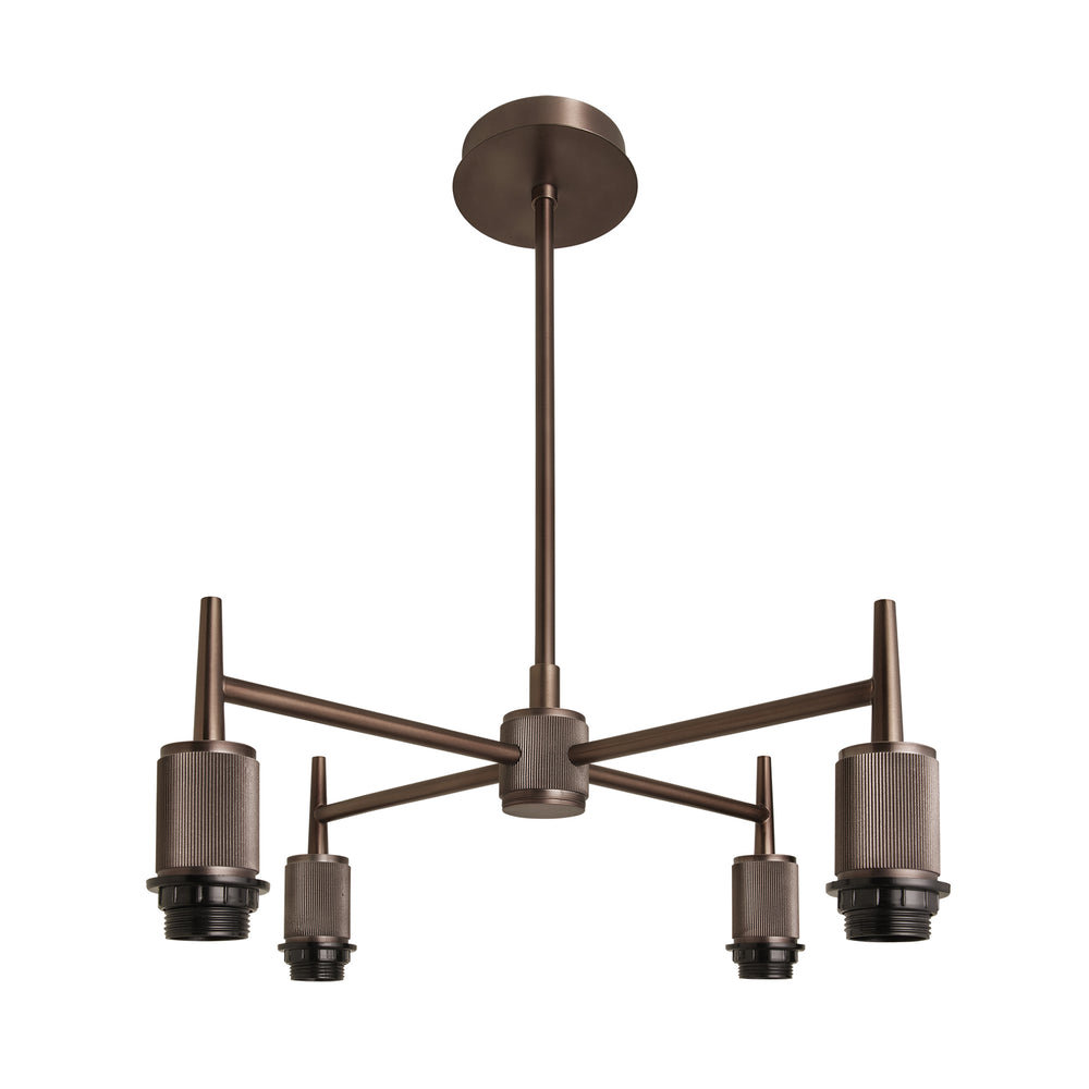 Henley Four Arm Holder in Bronze Finish, Product Code HE-4AP-BZ-EM-S-NC-GT