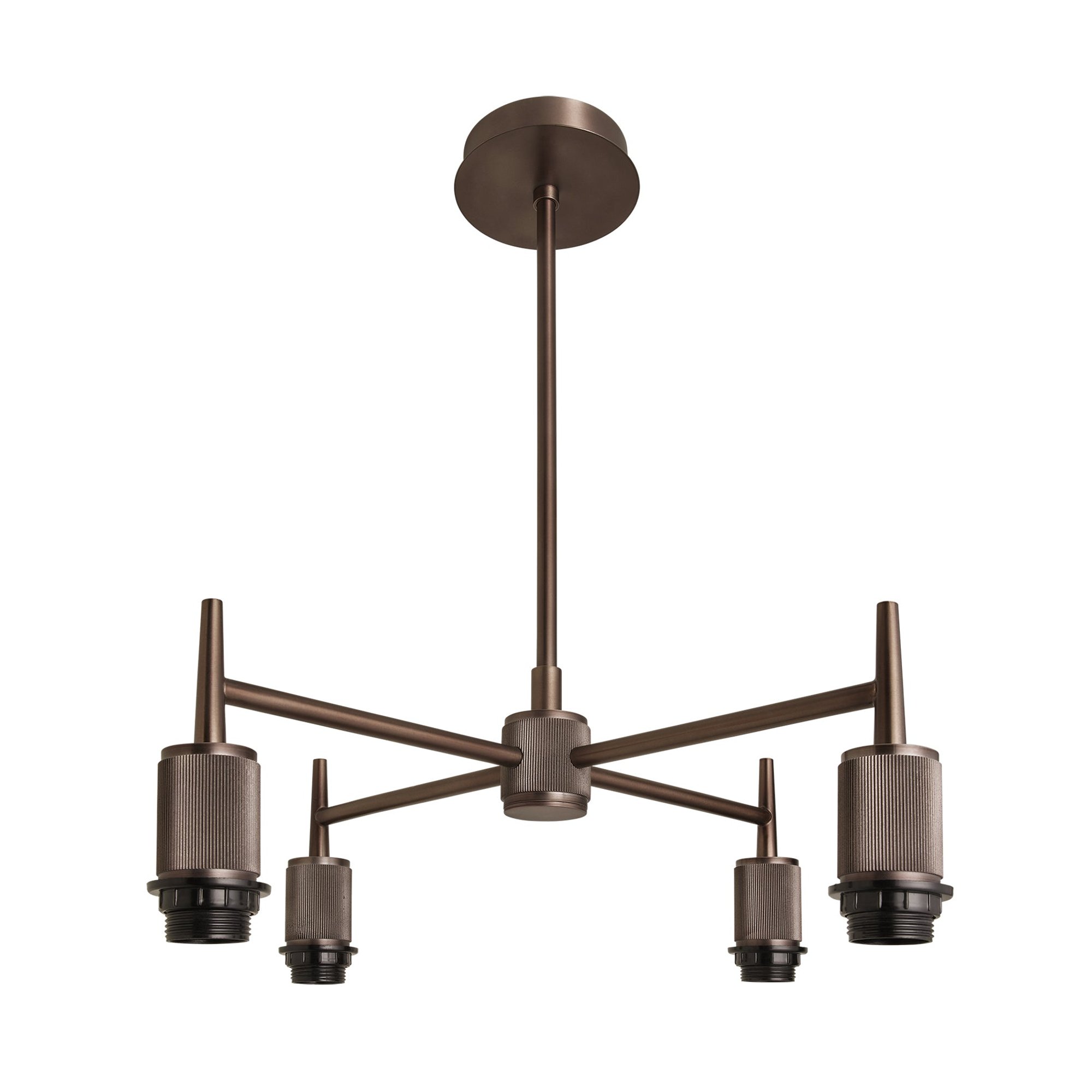Henley Four Arm Holder in Bronze Finish, Product Code HE-4AP-BZ-EM-S-NC-GT