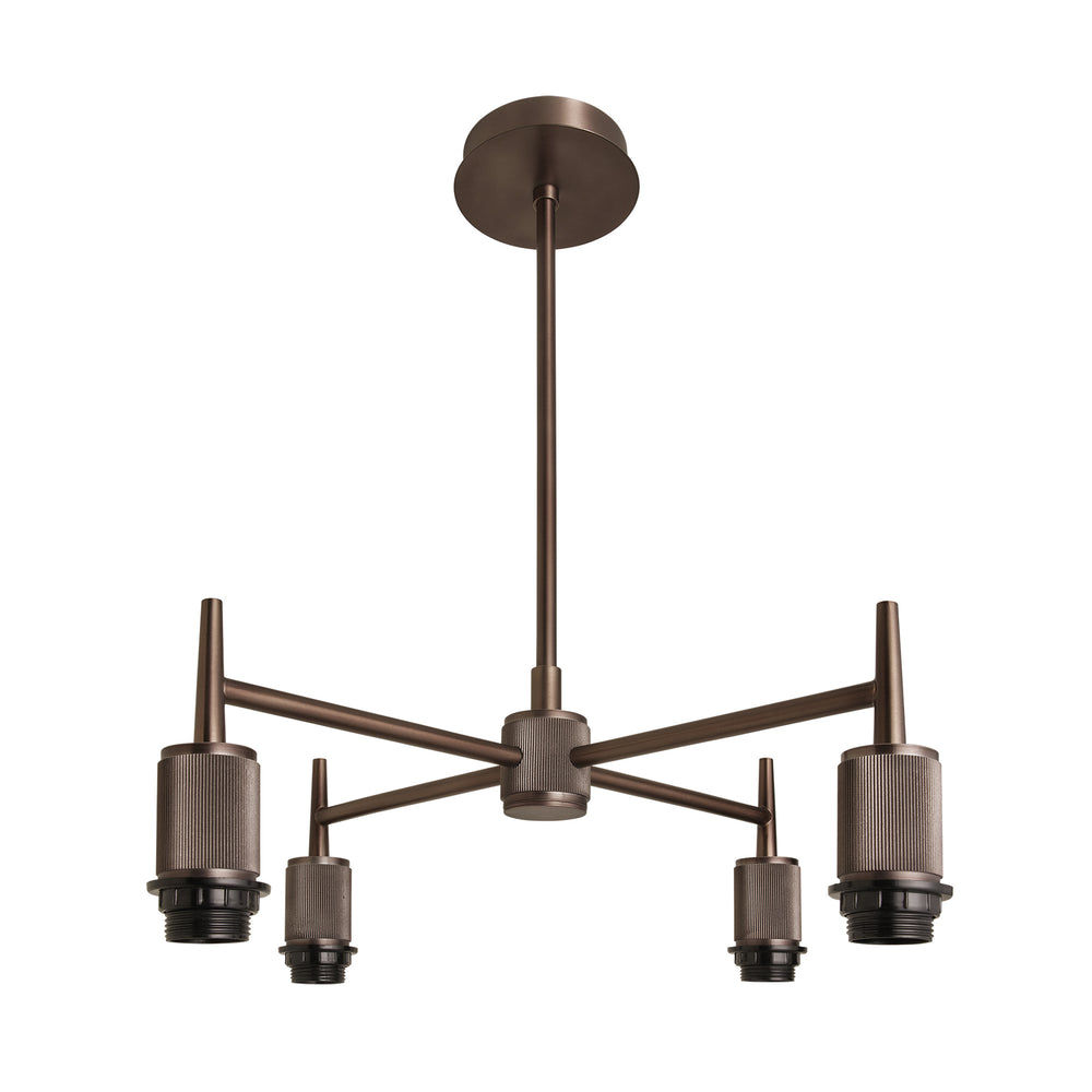 Henley Four Arm Holder in Bronze Finish