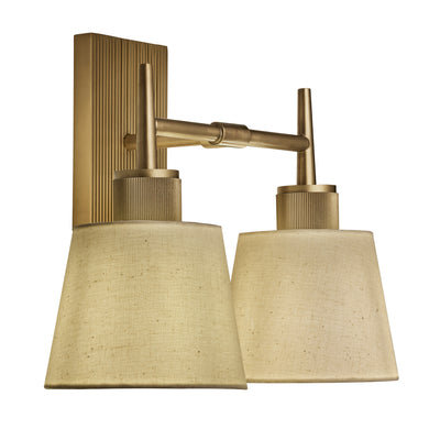 Henley Empire Double Wall Light - Light Natural Cotton - Industville Lighting UK