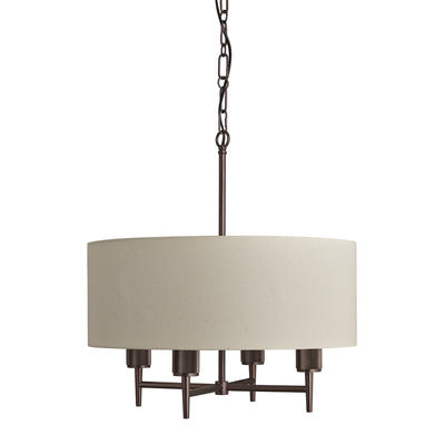Henley Round Chandelier Light - 20 Inch - Commercial Lighting - Industville Lighting UK