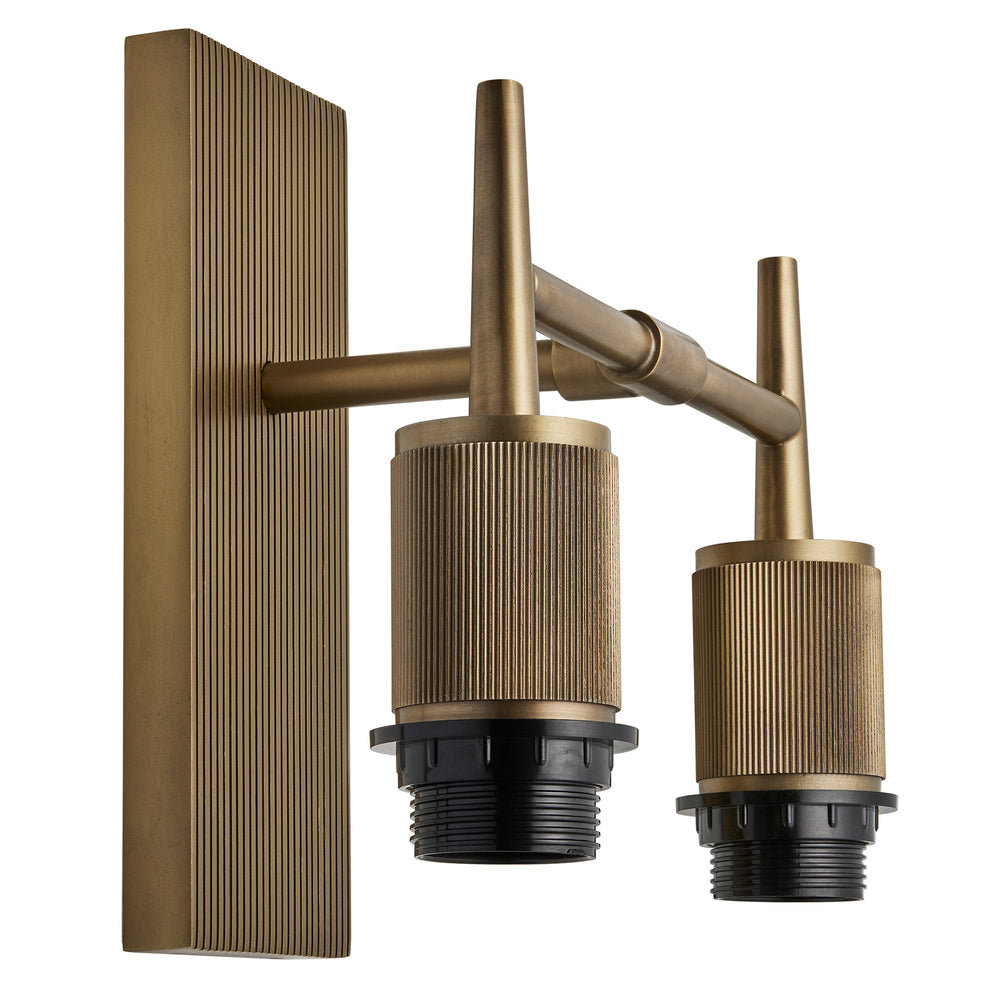 Henley Brass Double Wall Holder