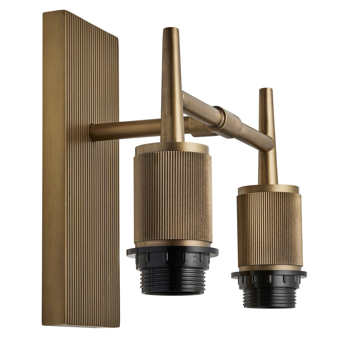 Henley Brass Double Wall Holder