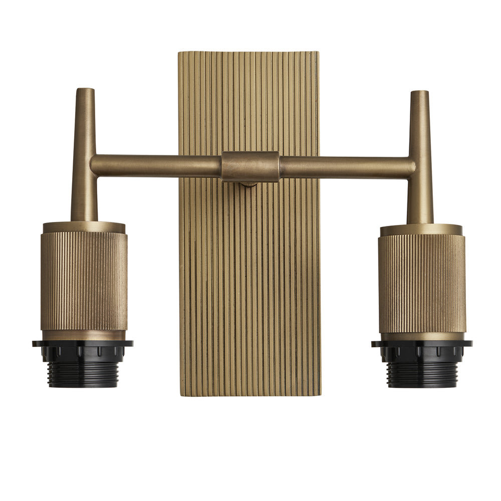 Henley Brass Double Wall Holder