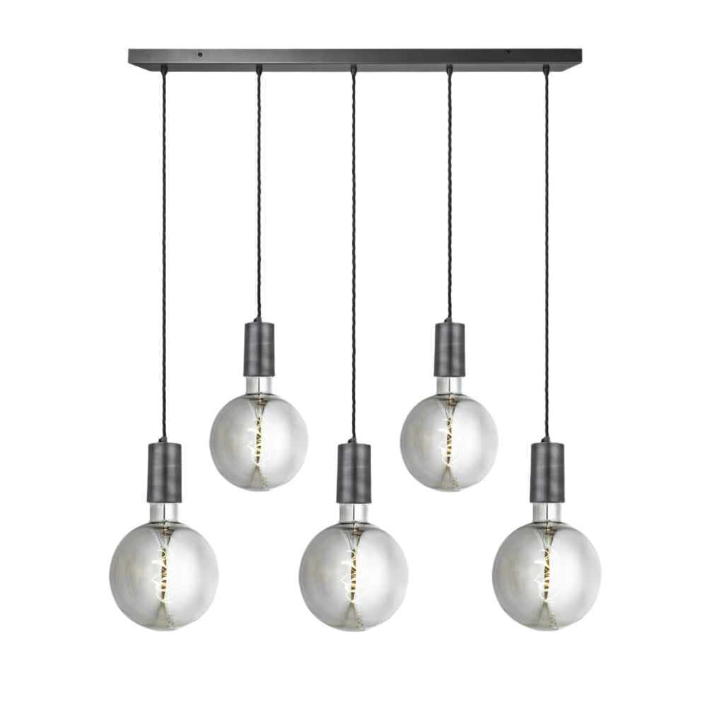 Sleek Large Edison Cluster Lights - 5 Wire – Brass