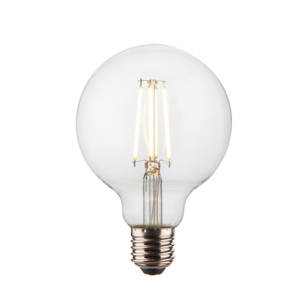 Vintage LED Edison Bulb Old Filament Lamp - 7W E27 Small Globe G95 Industville LED-G95-7W-C