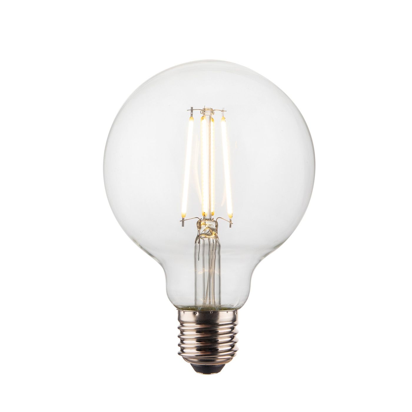Vintage LED Edison Bulb Old Filament Lamp - 7W E27 Small Globe G95 Industville LED-G95-7W-C