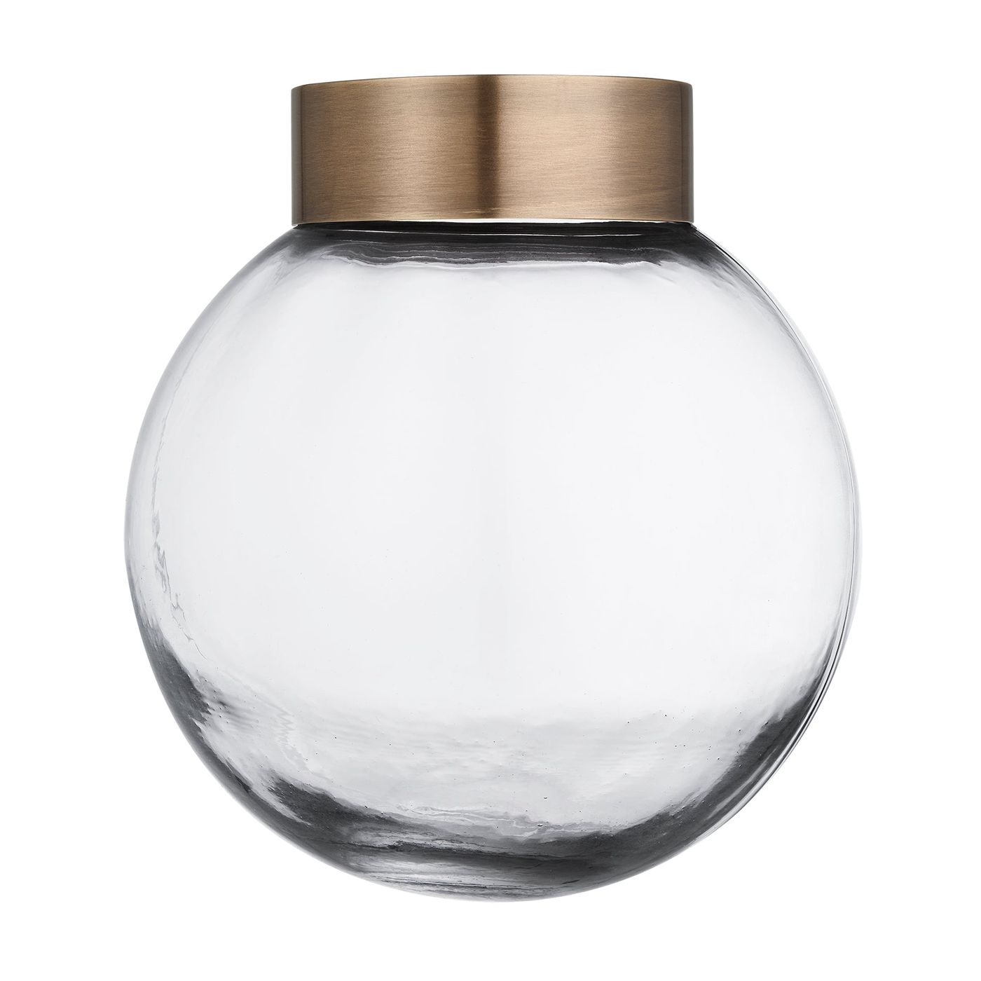 Glass Globe Brooklyn Outdoor & Bathroom Globe Pendant Light - brass ring