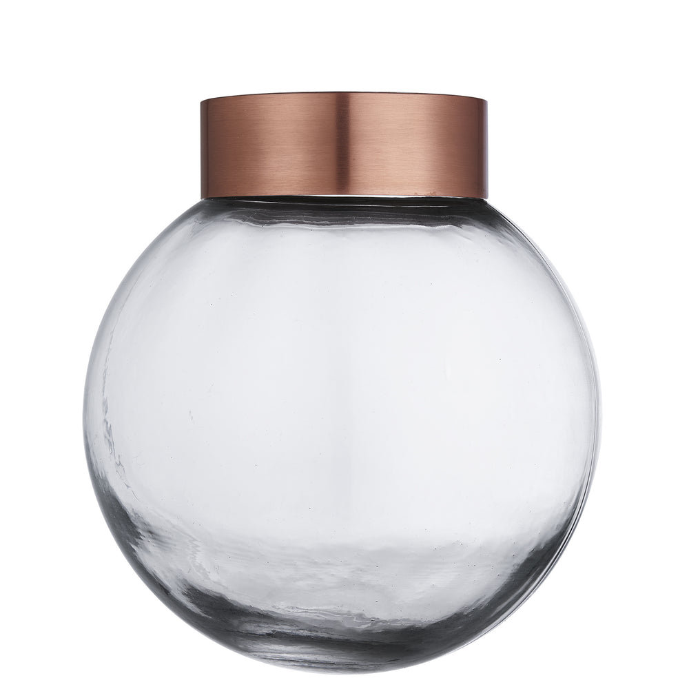 Globe Outdoor Glass with Copper Ring