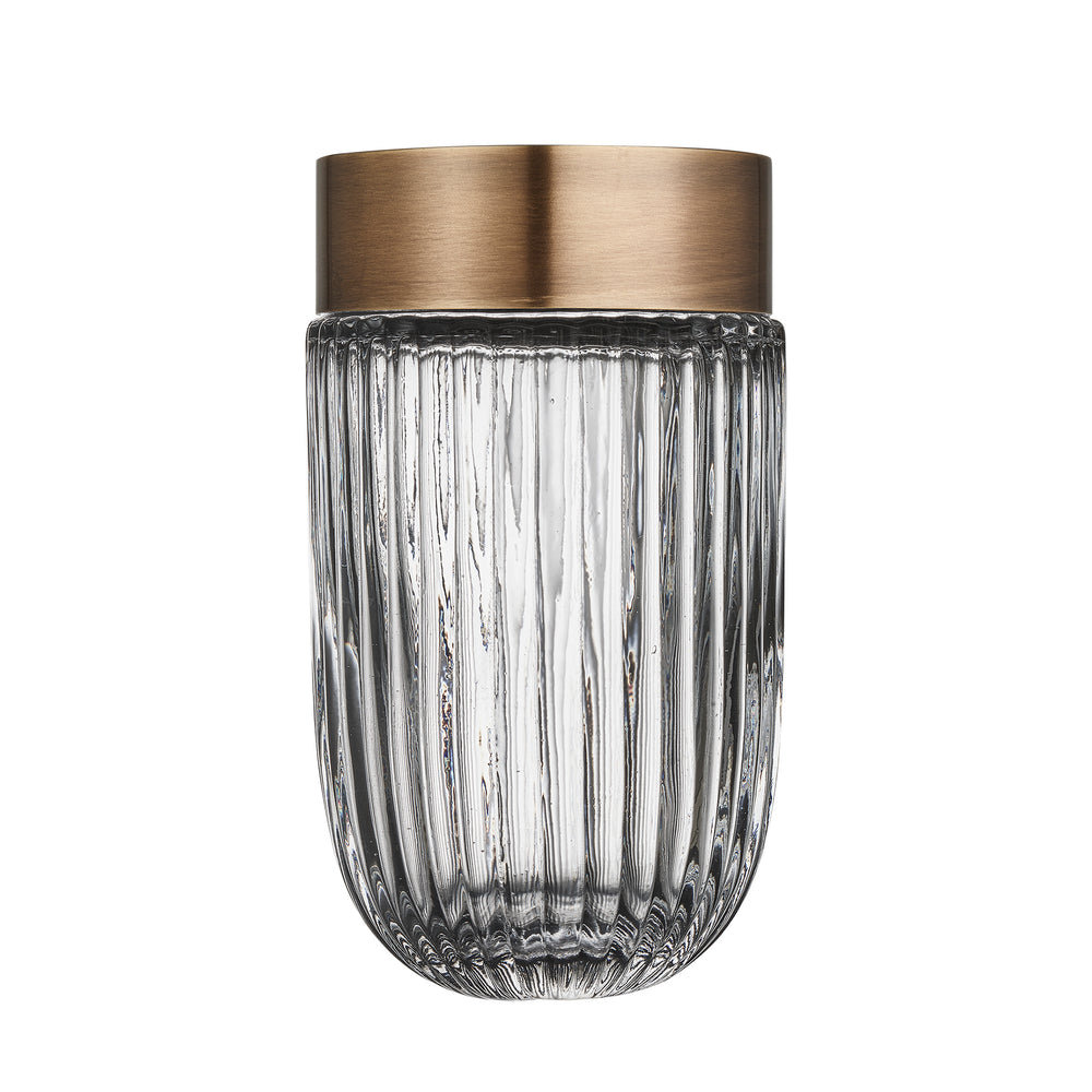Brooklyn Outdoor & Bathroom Ribbed Tube Wall Light