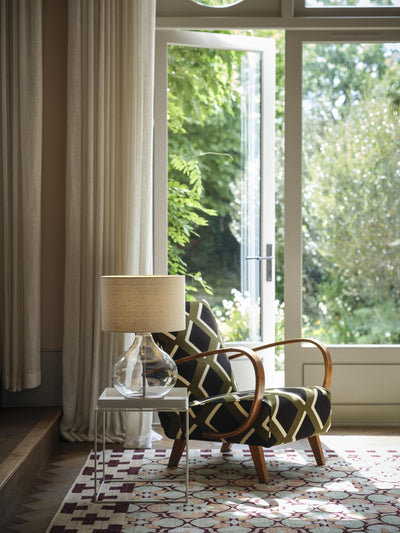 Knurled Glass Drop Table Lamp - Bronze - Table Lamps - Industville Lighting UK