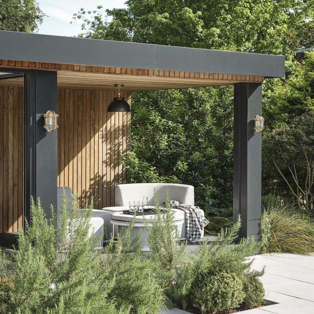 Brass Bulkhead Outdoor & Bathroom Oval Wall Light in 6 Inch, Product code is BK-IP65-OWL6-B-BSW-RB