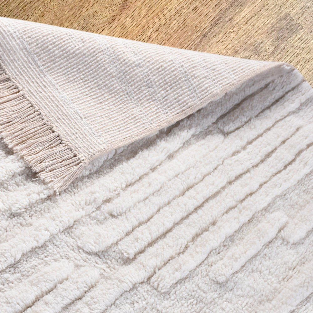 Ivory - Swyre Table Tufted Wool Rug 