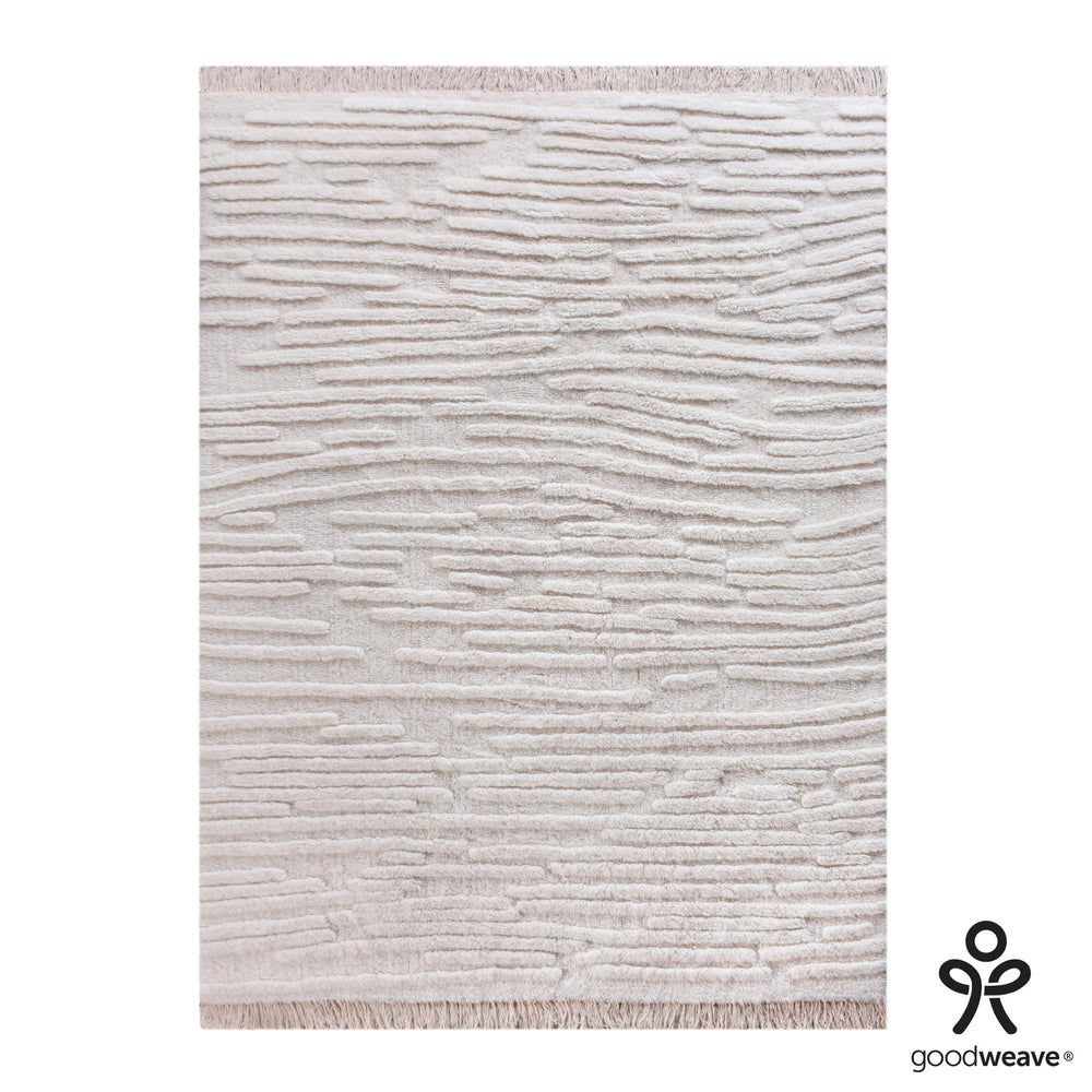 Ivory - Swyre Table Tufted Wool Rug 