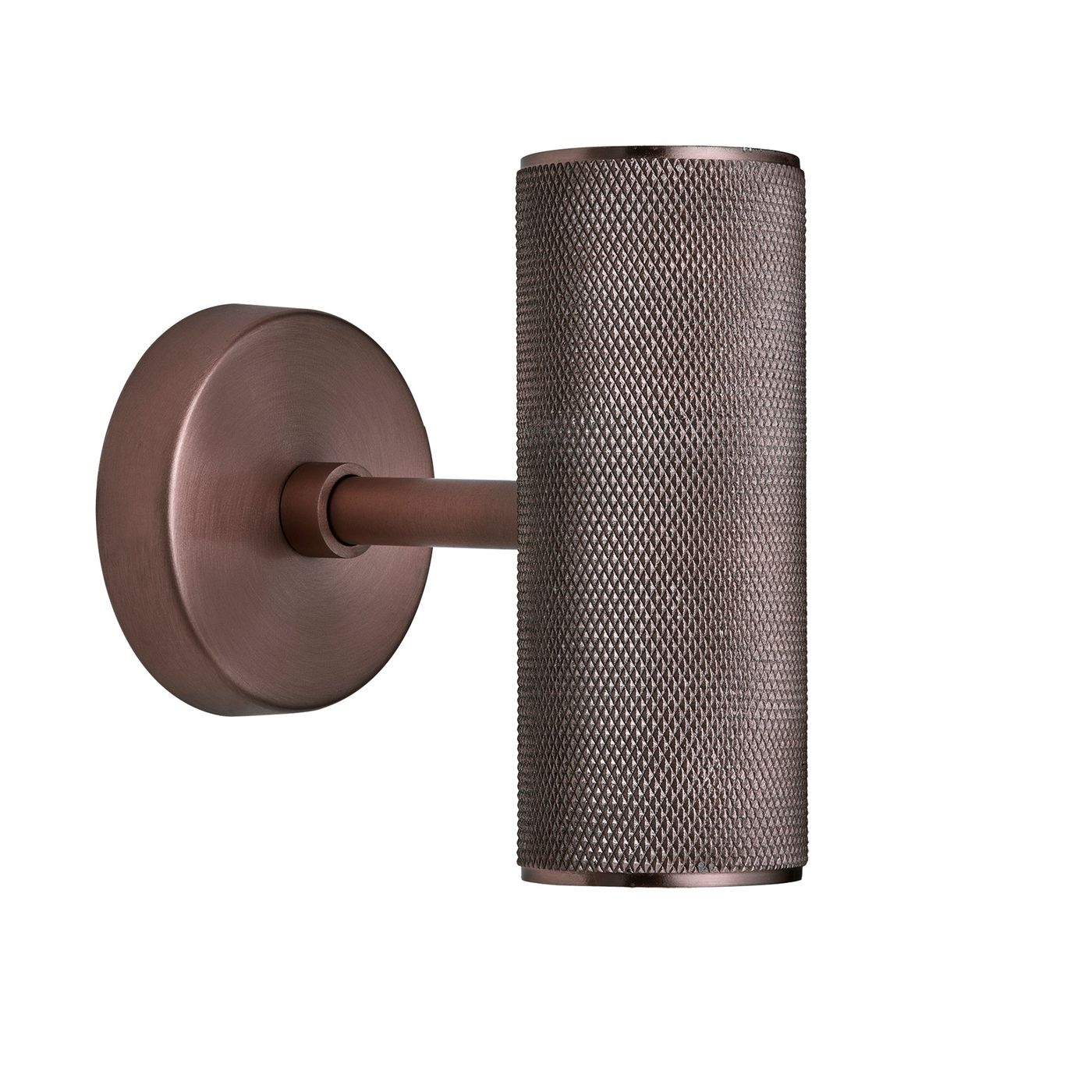 Knurled Edison Double Wall Light, Product code is KN-EDWL-BZ