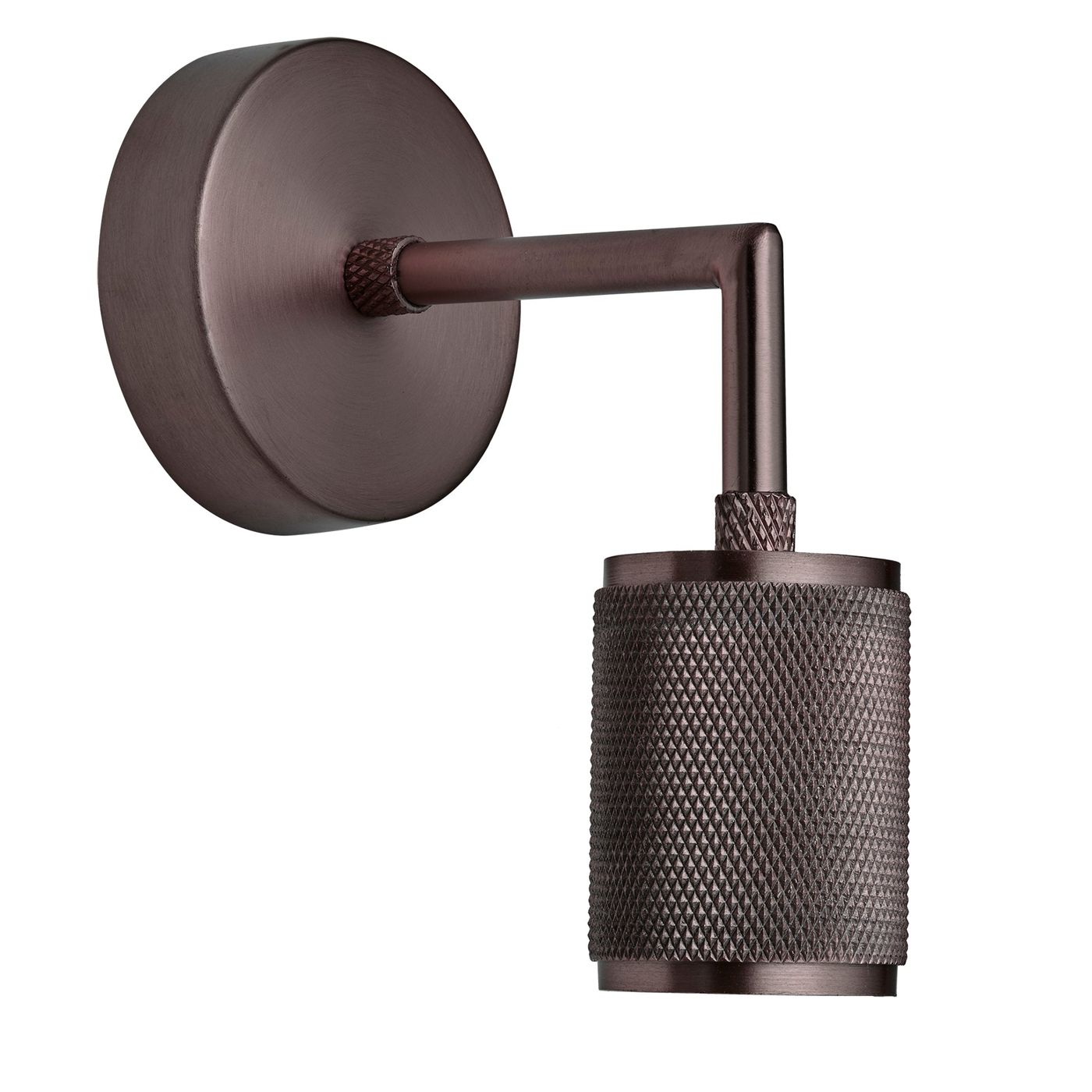Bronze Knurled Edison Wall Light