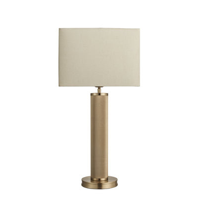Knurled Pillar Table Lamp - Base Only - Knurled & Ribbed Textured Lights - Industville Lighting UK