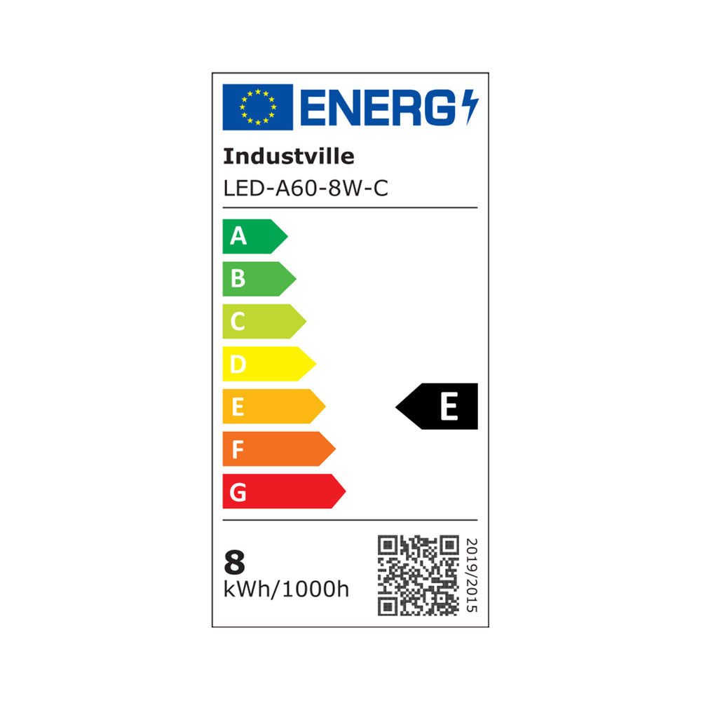 LED Edison Dimmable Bulb - 8W E27 Classic A60