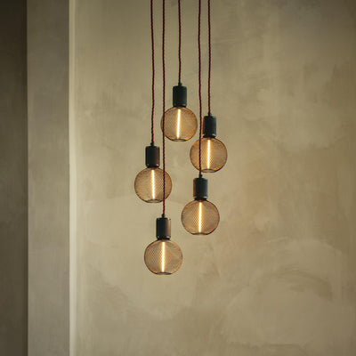 LED Metal Cage Single Filament Dimmable Bulb - 3.5W E27 - Black - LED Decorative Light Bulbs - Industville Lighting UK