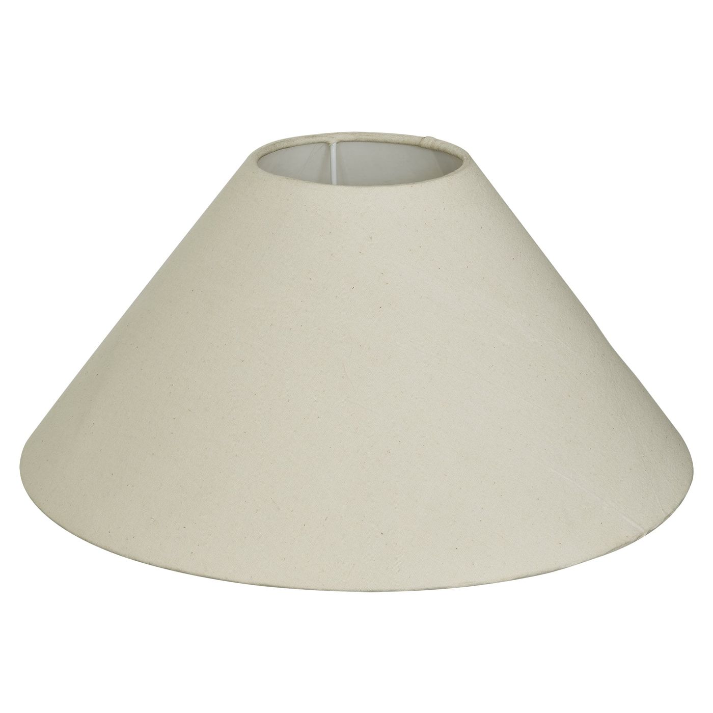 Large Light Natural Cotton Coolie Empire  Lampshade Only, Product Code CEM-L-NC-LSO