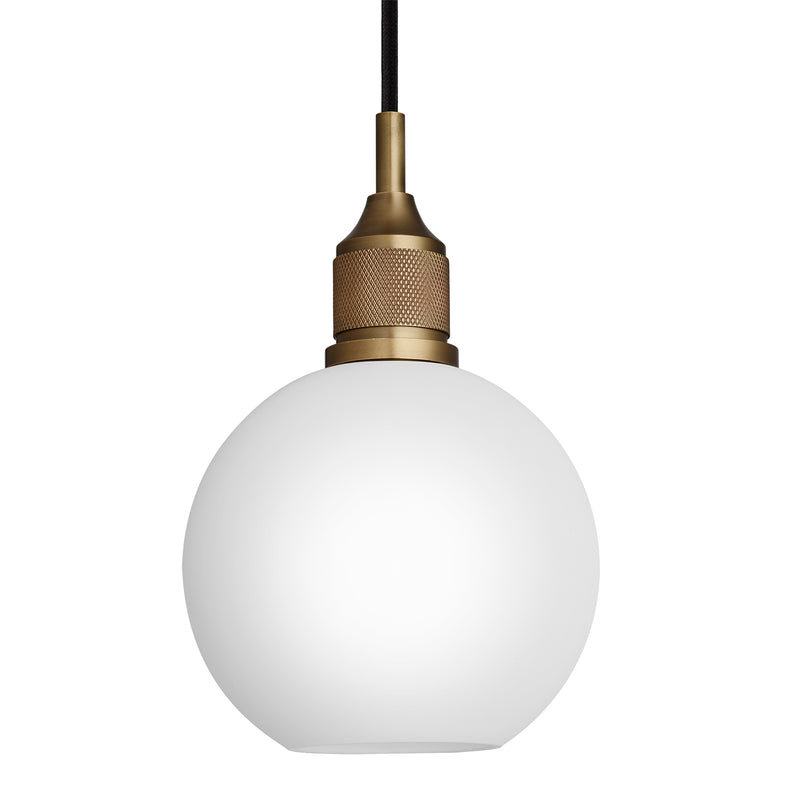 Noho Glass Globe Pendant Light - 7 Inch - Opal - Ceiling Lights - Industville Lighting UK