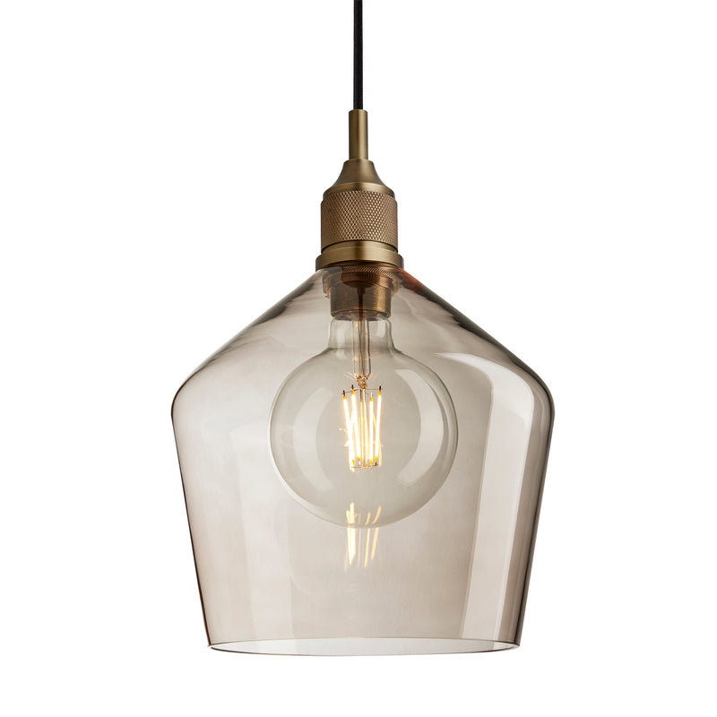 Noho Glass Schoolhouse Pendant Light - 10 Inch - New In Lighting - Industville Lighting UK
