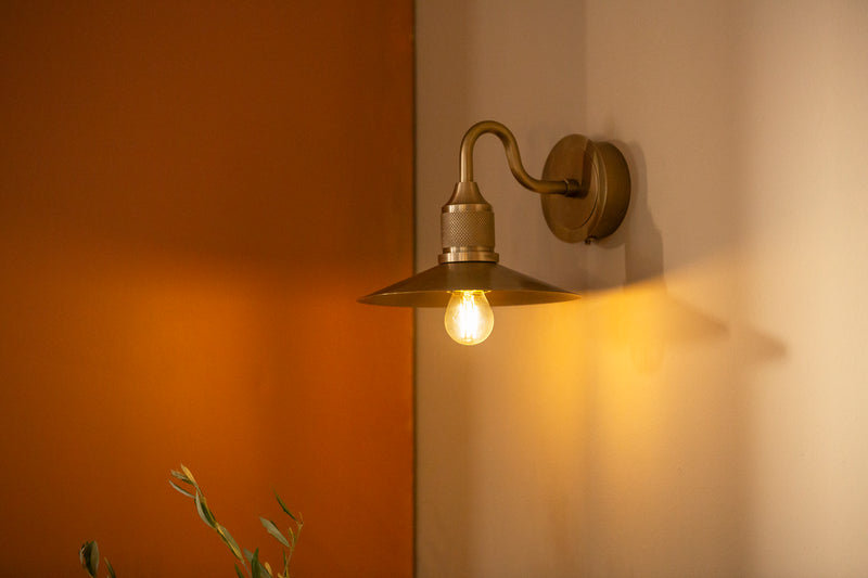 Noho Slope Swan Neck Wall Light - 8 Inch - Swan Neck Wall Lights - Industville Lighting UK